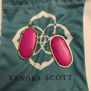 Kendra Scott Hot Pink Earrings